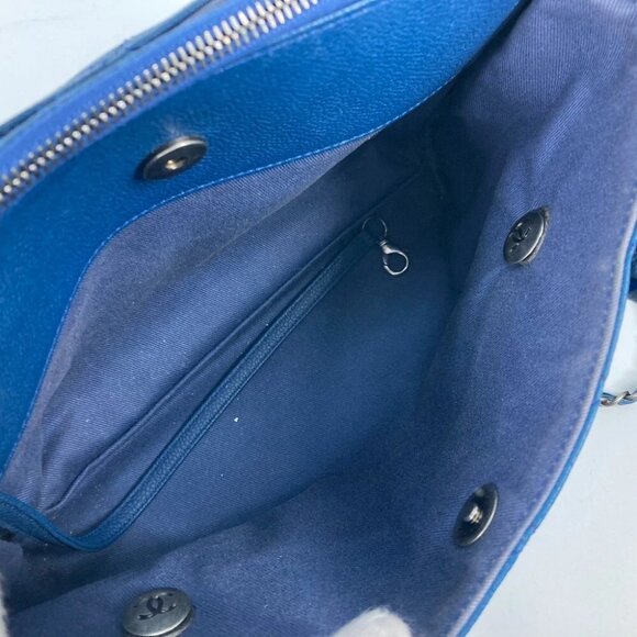 CHANEL Tote Bag Hand Bag CC Mark Matelasse Quilted Chain 2WAY Shoulder Bag - Picture 12 of 14